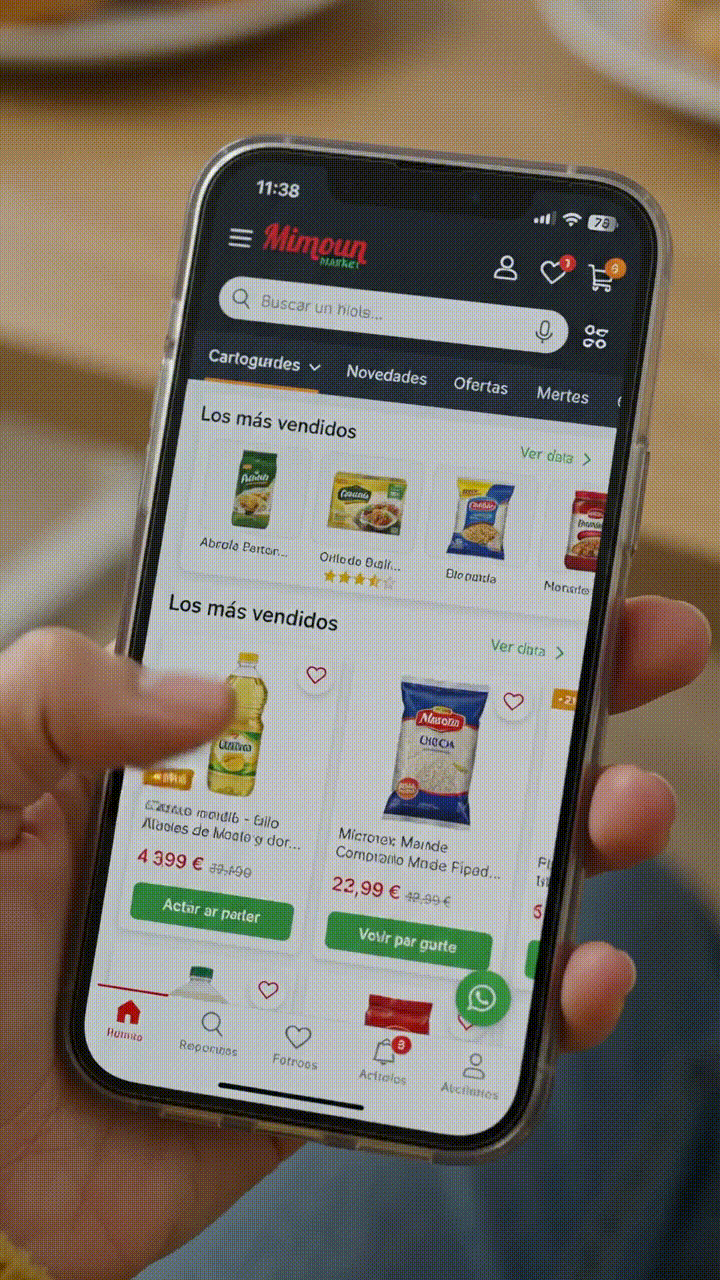 Mimoun Market Mobile Promo